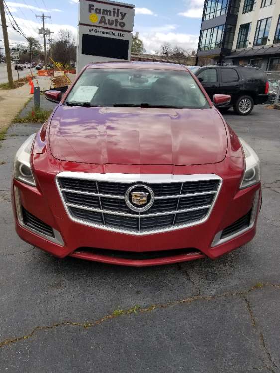 Cadillac CTS 2014 Red